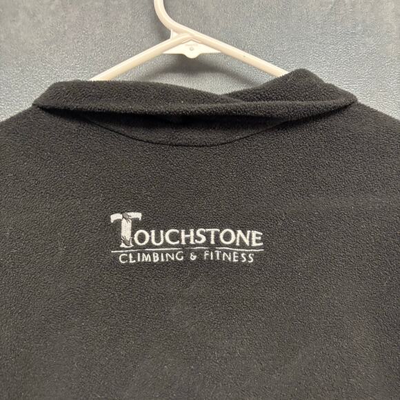 Patagonia Womens Black Fleece Quarter Zip Touchstone Climbing Large Outdoor Hike - Picture 8 of 10